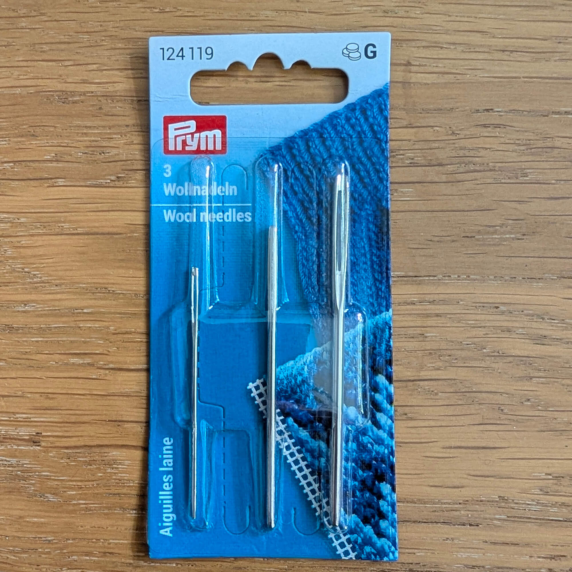 Prym Wool Needles - Sizes 1-3 - Pack of 3 - Image 3