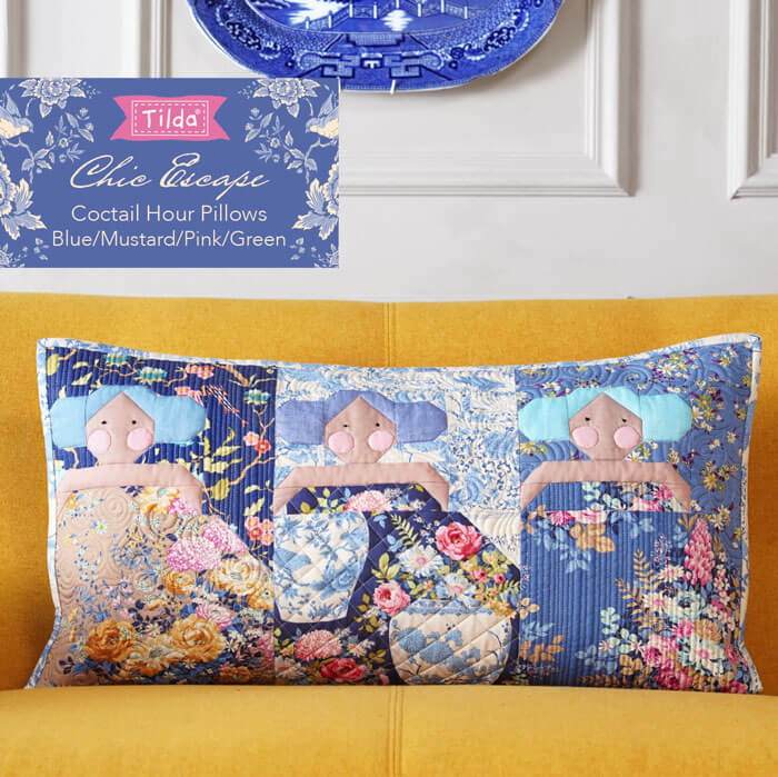 Tilda Chic Escape Fat Quarter Bundle - Blue Sand - Image 3