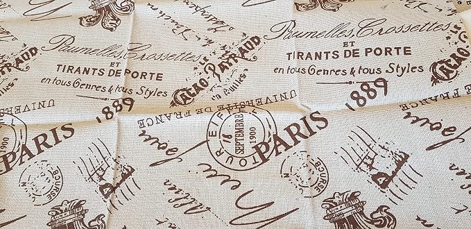 Natural Fat Quarter Bundle - Hessian and Cotton Fabrics - Image 5