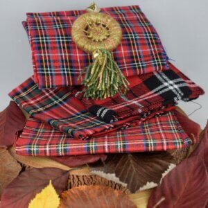 Tartan Fat Quarter Bundle - 4 Polycotton Fabrics