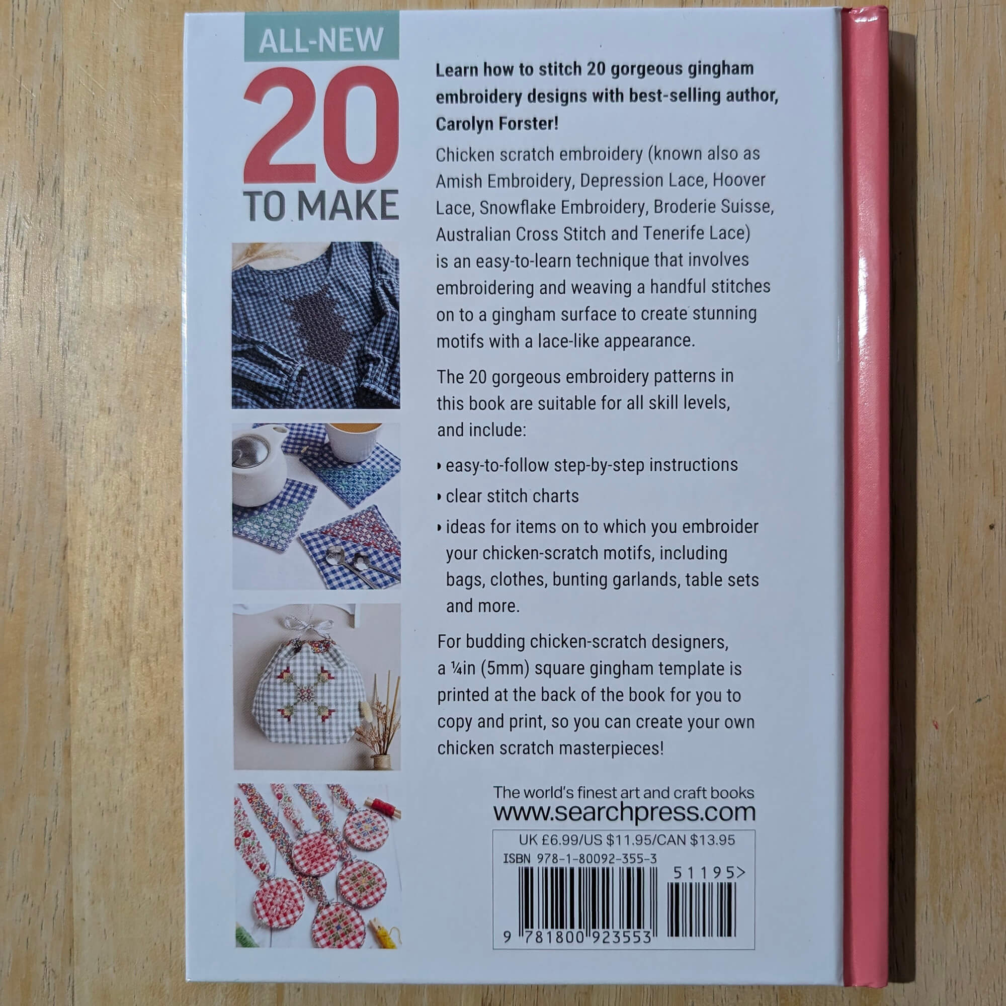 Chicken Scratch Embroidery - 20 Gingham Designs - Image 2