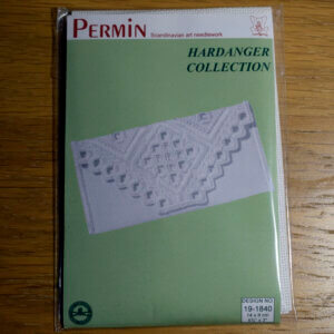 Hardanger Purse Kit - Permin Picot Design