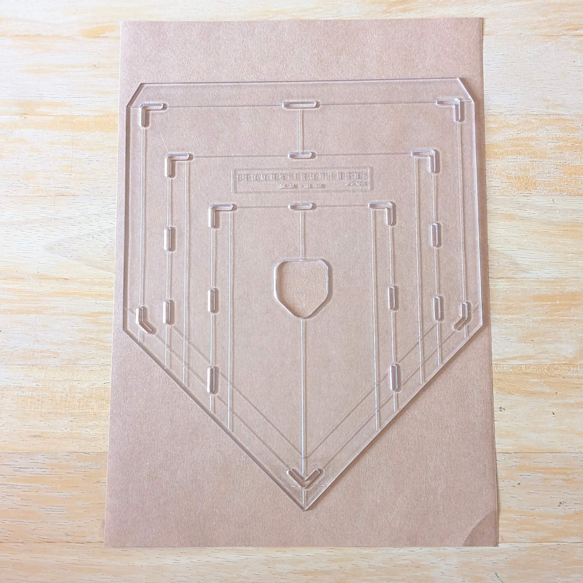 Single Point Bunting Template - Clear Plastic Pennant - Image 5