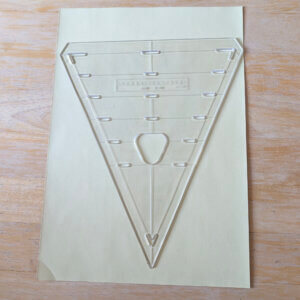 Triangle Bunting Template - Clear Plastic Pennant