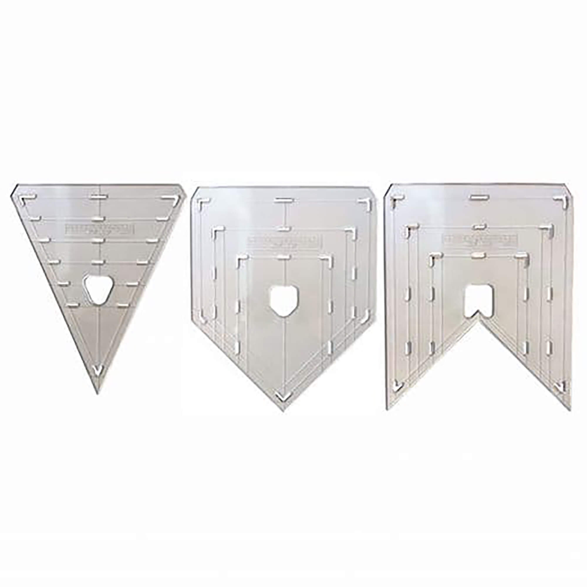 Single Point Bunting Template - Clear Plastic Pennant - Image 2